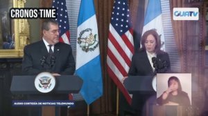 VICEPRESIDENTA DE EEUU RECIBE A BERNARDO ARÉVALO Y LE CUENTA QUE DONARÁ $170 MILLONES A GUATEMALA