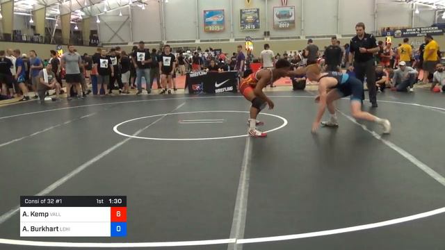 74 Kg Consi Of 32 1 Adam Kemp Valley RTC Vs AJ Burkhart Lehigh Valley Wrestling Club смотреть онлайн