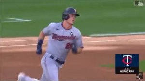 Max Kepler homers on first pitch of season