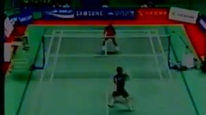 2002 Asian Games Badminton Team Final -Shon Seung Mo vs Taufik Hidayat