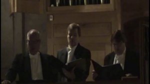 Mats Calvén, Glenn Bengtsson and Stellan Dahlin sing Var glada i Gud! by Rathbone in 2008