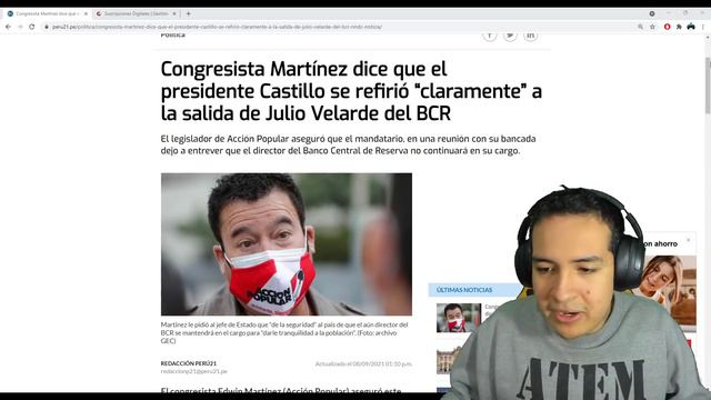 ¡PEDRO CASTILLO PEDIRÍA LA RENUNCIA DE JULIO VELARDE! LA FUTURA CRISIS ECONOMICA PERUANA