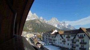 Timelapse San Martino di Castrozza alba e tramonto sulle pale di san Martino