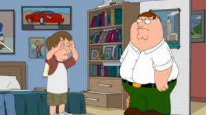 funny pastor punches kid but its peter griffin