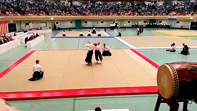 Inagaki Shigemi Shihan 8th dan Aikikai at 55th All Japon Aikido Demonstration