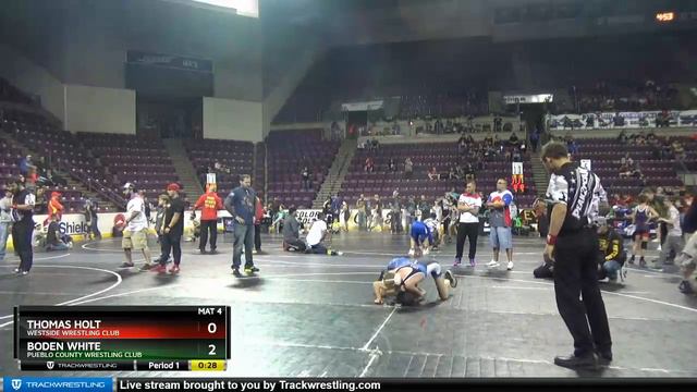 MS 110 Thomas Holt Westside Wrestling Club Vs Boden White Pueblo County Wrestling Club смотреть онлайн