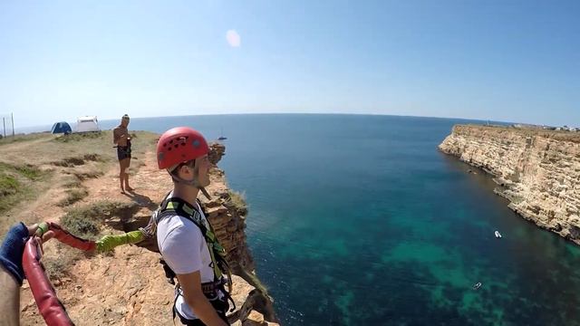 Андрей Иващенко  Мыс Фиолент - 26 августа  JumpFly - Прыжки с верёвкой