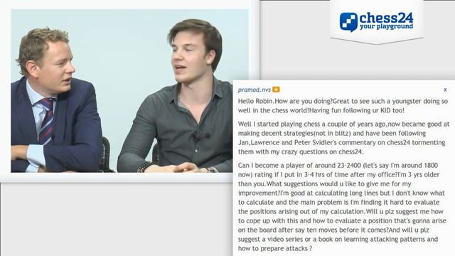 Q&A with GM Robin van Kampen смотреть онлайн