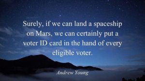 Andrew Young Quotes :Surely, if we can land…….