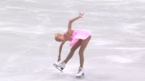 ISU 2014 Jr Grand Prix Ostrava Ladies Short Program Lutricia BOCK GER