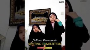 Salam Farmandeh Reciting Competition | Fatima Kousar Rahimi And  Kharoon Nissa Rahimi