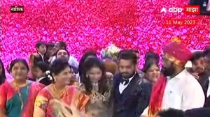 Eknath Shinde Nashik Wedding : ठाकरेंच्या आमदाराच्या मुलाचं लग्न, मुख्यमंत्री शिंदेंची रॉयल एन्ट्री