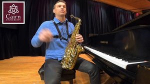 Cairn University - NYC Saxophonist Daniel Bennett leads the Cairn Jazz Department / Selmer Saxophon