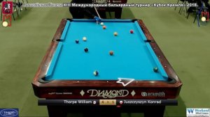 Thorpe William  USA -POL  Juszczyszyn Konrad Kremlin Cup 10-ball 2018.