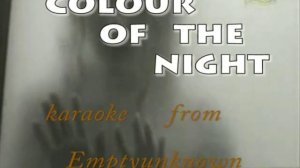 Colour of the night - karaoke