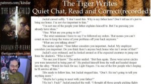 The Tiger Reads and Corrects: Stepping Up, CH 25