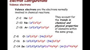 Video 3.4-2 Electron Configuration Exceptions