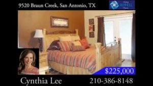 9520 Braun Creek  San Antonio 78254 ($220,000)