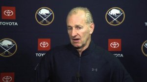 Buffalo Sabres Head Coach Ralph Krueger | Injury Update on Kyle Okposo and Rasmus Dahlin