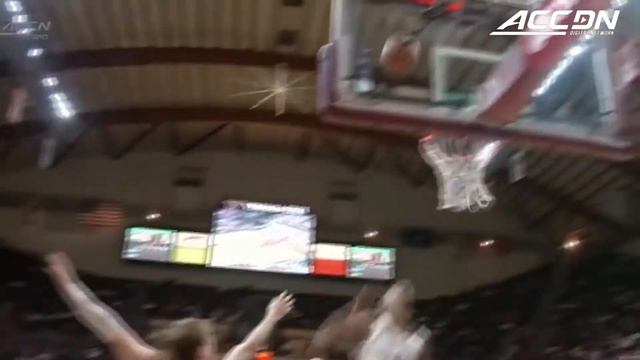 Miami's  Jordan Miller Cleans Things Up With A Putback Jam | ACC Must See Moment смотреть онлайн