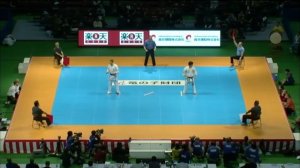 【新極真会】 The 11th World Karate Championship Men 2nd round50 Igor Riadnov vs Yoshinori Nagano