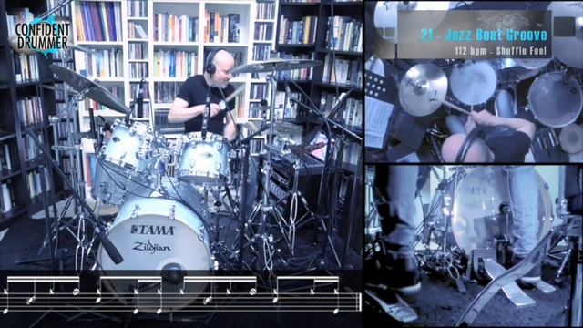 Jeff Porcaro Grooves + PDF Transcription of 40 Examples - смотреть онлайн