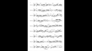 Transcription of 'On A Misty Night' - John Coltrane