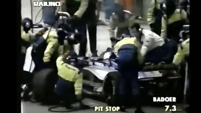 1999 F1 Malaysian GP - Luca Badoer pit stop смотреть онлайн