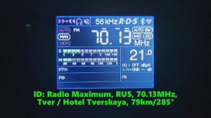 17.08.2024 19:11UTC, [Semilocal, OIRT], Радио Максимум, Тверь, 70.13МГц, 79км