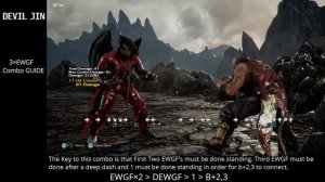 Devil Jin & Heihachi 3×EWGF Combo Guide