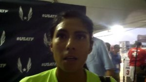 Brenda Martinez after making 2017 USA 800 final