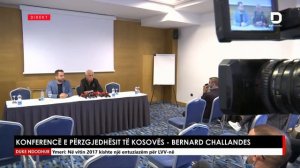 Konferencë e përzgjedhësit të Kosovës, Bernard Challandes