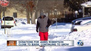 Donations for James Robertson close to $300K, continuing to grow