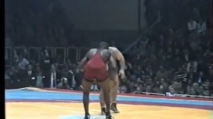 100 kg. Boshandi Dagere (Rivers) vs Eldar Kurtanidze (Bucim Jaka) 1996 Intercont Cup