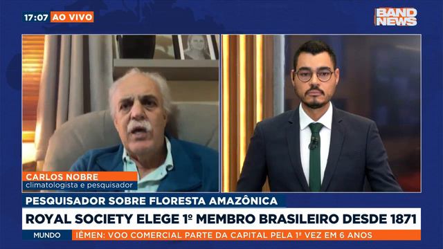 Cientista Carlos Nobre é eleito membro da Royal Society смотреть онлайн