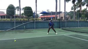 Professional Tennis Training with coach  Dabul (Federer, Nadal, Djokovic, Murray, Halep, Williams)