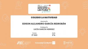 Colegio La Natividad | 2º ESO | 2ºA | Edison Alejandro García Redrobán