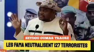 Seydou Oumar Traoré - L'armée Malienne a neutralisées 127 terr*ristes en une journée.