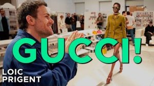 BACKSTAGE AT GUCCI! SABATO DE SARNO EXPLAINS HIS VISION! By Loïc Prigent