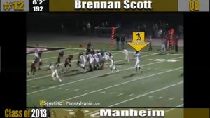 PA 2013 Brennan Scott - Manheim - QB 12 - Jr yr - PROMO