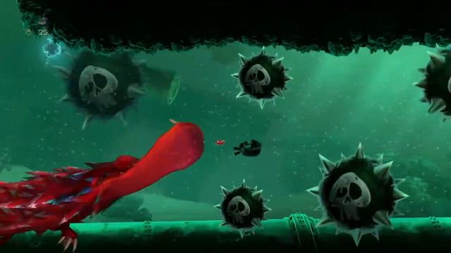 Rayman Legends Cap. 14: Emboscada en el ascensor, un manco matando dragones y un nivel musical смотреть онлайн
