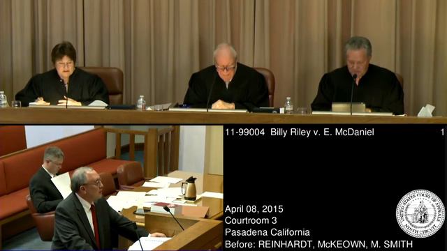 11-99004 Billy Riley v. E. McDaniel смотреть онлайн