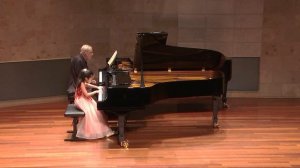 Avery Armstrong (8) plays Joseph Haydn Piano Concerto in D Major Hob. XVIII:11 with Miles Graber