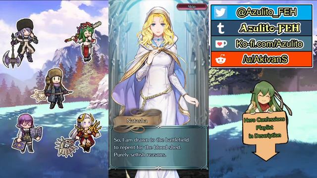 Natasha: Sacred Healer | Hero Confession 【FeHeroes】 смотреть онлайн