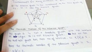 WHAT IS PETERSON GRAPH WITH EXAMPLE AND HOW TO FIND OUT ITS CHROMATIC NUMBER