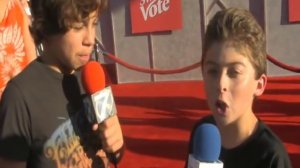 Red Carpet Swing Vote Jake T. Austin,Ryan Ochoa.