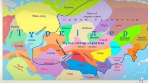 Ата-баба мекені. Рашид-ад Дин шығармасы негізінде түсірілген карта