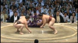 14 Hakuho vs Kisenosato, hatakikomi