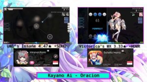 Kayano Ai - Oracion (Osu!Standard & Osu!Mania 4k) Replay Collab