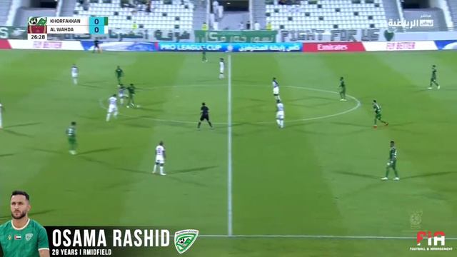 OSAMA RASHID vs Al Wahda - 1 Goal смотреть онлайн
